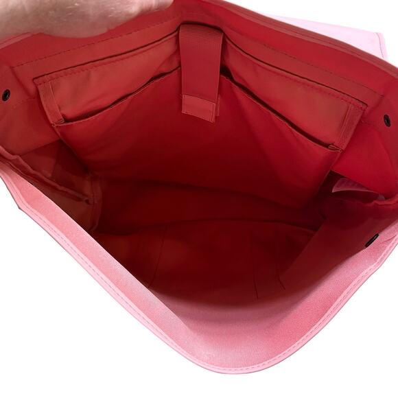 Rains MSN Waterproof Backpack Light Pink Signature Bag 16x14” 5.5 Gallon main image 3